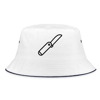 Swiss Army knife - Bucket Hat - white/navy - Front