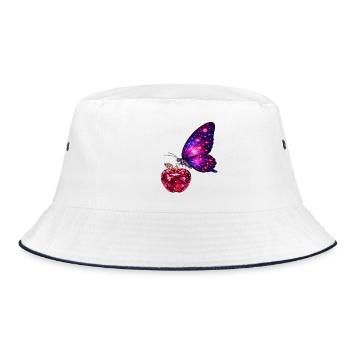 Vie de rubis – Papillon de Pouvoir - Bob - blanc/marine - Devant
