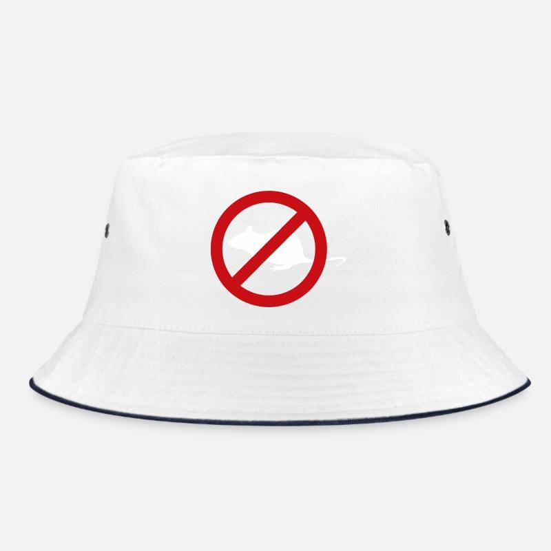 No Mice Emblem-Grafik Bucket Hat