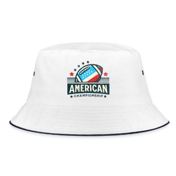 American Championship Victory - Bucket Hat - white/navy - Front