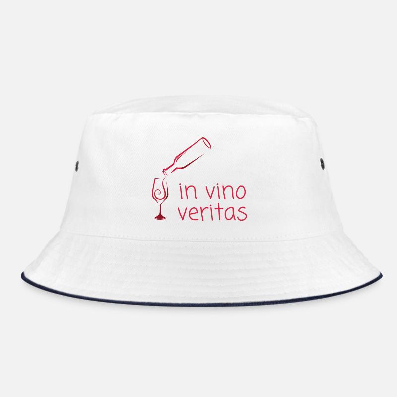 in vino veritas Bucket Hat