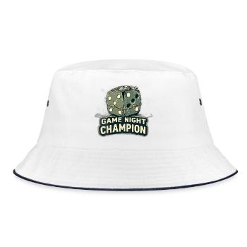 Conception du Cube des Champions de la soirée de jeux - Bob - blanc/marine - Devant