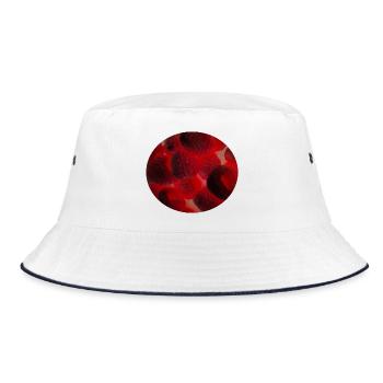 Fruit de framboise foncé - Bob - blanc/marine - Devant