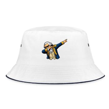 Tabbing de George Washington - Bob - blanc/marine - Devant