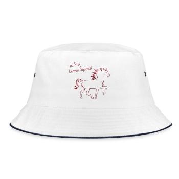 Isi Pisi Lemon Squeezi Bourgogne par Maison Bichon - Bob - blanc/marine - Devant