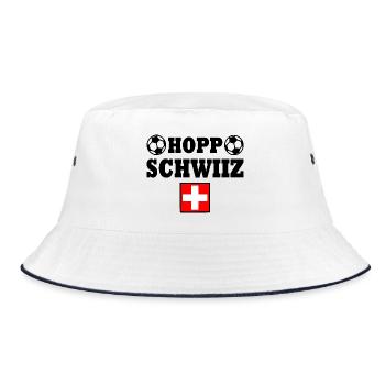 Hopp schwiiz - Bob - blanc/marine - Devant