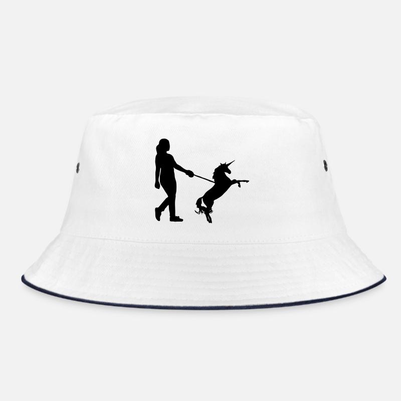 Einhorn Gassi - Einhörner, Fun, Geschenke Bucket Hat