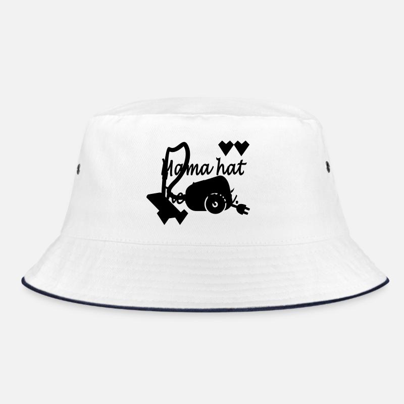 Staubsauger / vacum cleaner (1c) - Bucket Hat - Weiß/Navy