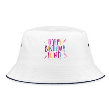 Félicitations pour mon anniversaire! - Bob - blanc/marine - Devant