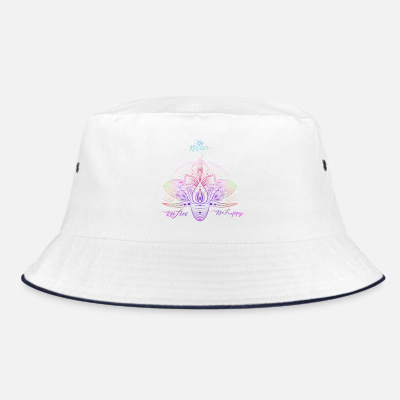 Buntes Sparkle Mandala Muster Bucket Hat