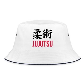 Jiu Jitsu / Jujutsu / Jiujitsu / Art Martial - Bob - blanc/marine - Devant