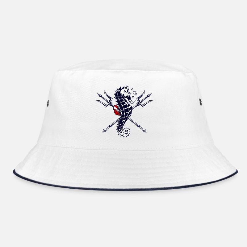 Taucher Trident Seepferdchen Bucket Hat