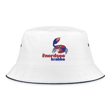 North Sea - Bucket Hat - white/navy - Front