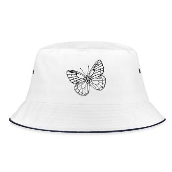 Papillon - Bob - blanc/marine - Devant