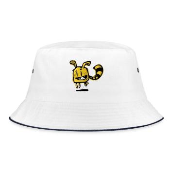 bizarre jaune - Bob - blanc/marine - Devant
