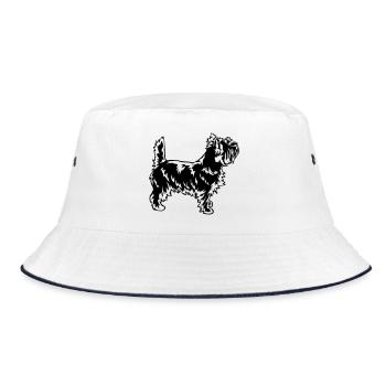 Cairn Terrier - Bob - blanc/marine - Devant