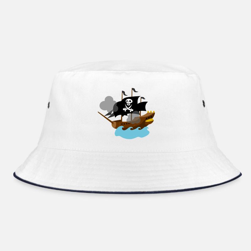 Piratenschiff im Meer Bucket Hat