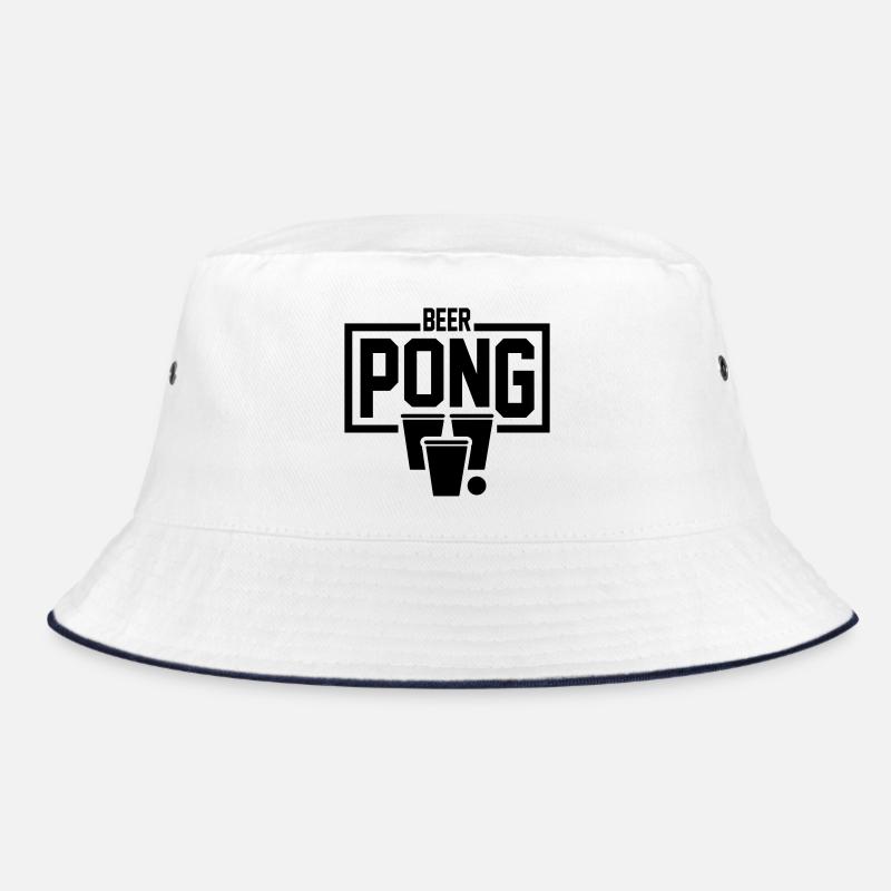 Beer Pong Frame Bucket Hat