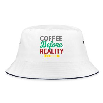 Le café avant la réalité - Bob - blanc/marine - Devant