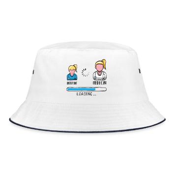 Chargement Interne Médecin Humour Futur Médecin - Bob - blanc/marine - Devant