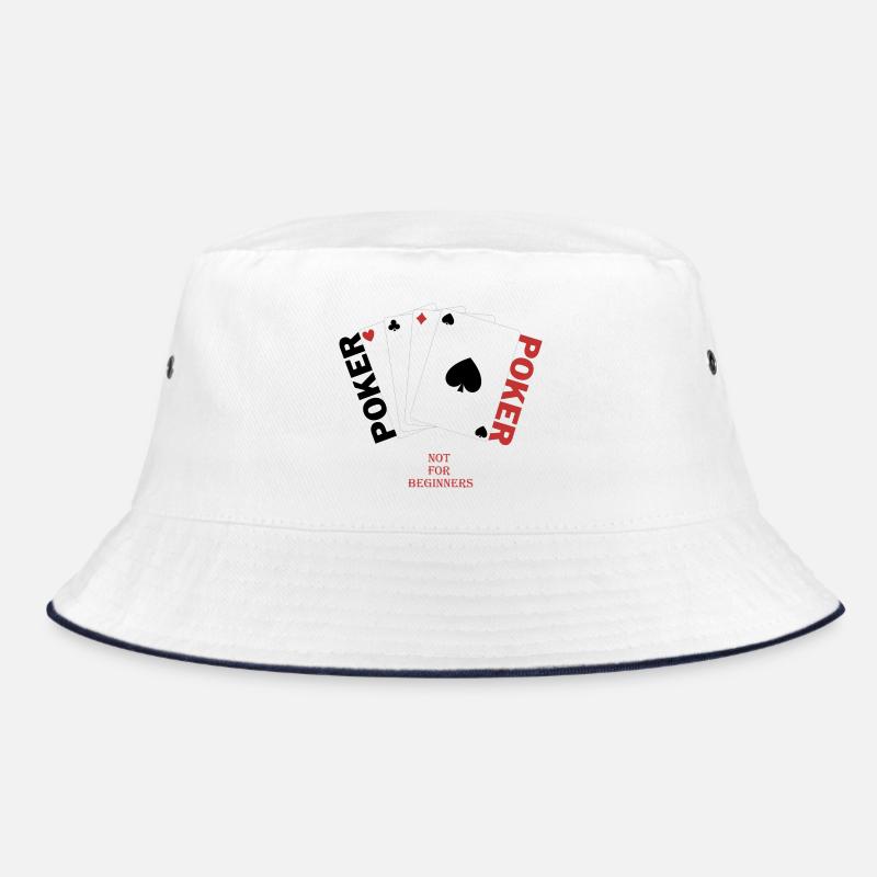Poker - Bob - blanc/marine