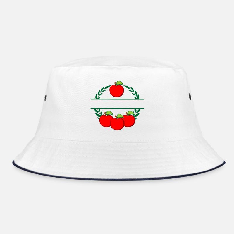 Äpfel im Lorbeerkranz rote Äpfel Bucket Hat