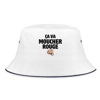 bagarre, bagarreur, coup de poing - Bob - blanc/marine - Devant