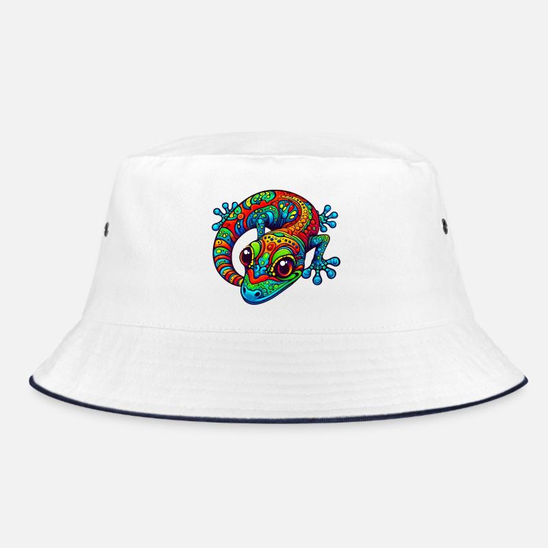 Gecko - Bob - blanc/marine
