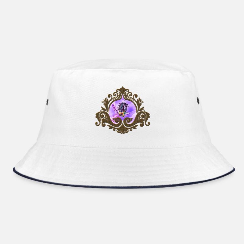 Elegantes buntes Wildpferd Bucket Hat
