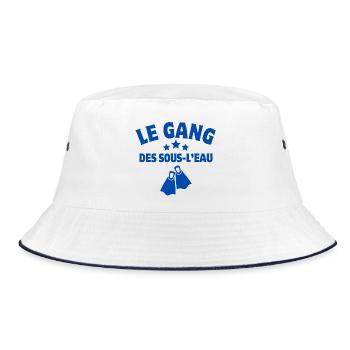 plongée sous-marine, plongeur, plongée - Bob - blanc/marine - Devant