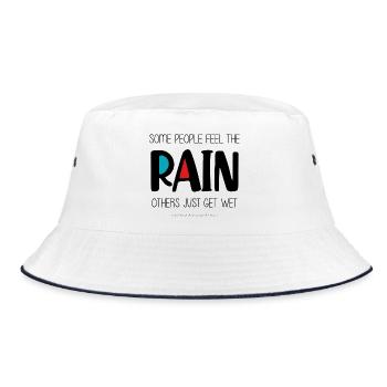 Feel the Rain - Bucket Hat - white/navy - Front
