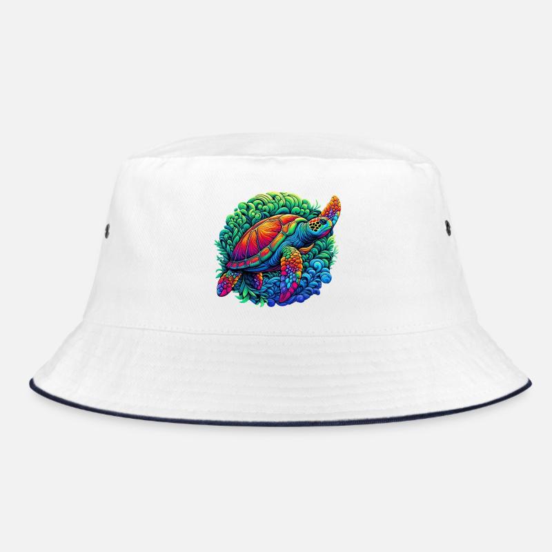 Tortue - Bob - blanc/marine