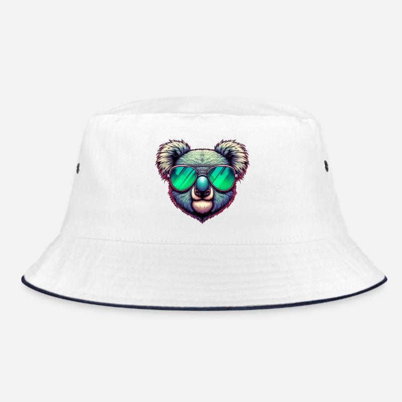 Koala avec des lunettes de soleil vertes Bob
