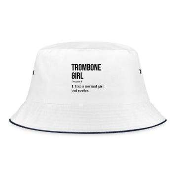Trombone Trombone Trombone - Bob - blanc/marine - Devant