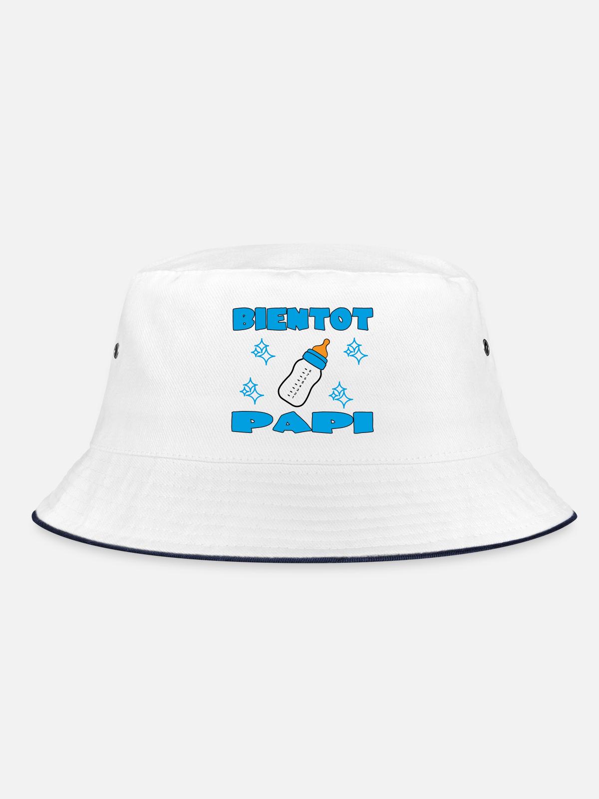 BIENTOT PAPI - Bob - blanc/marine - Devant