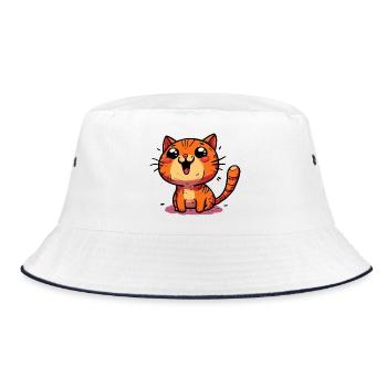 Chat - Bob - blanc/marine - Devant