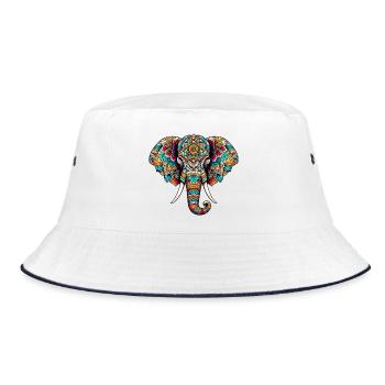 Éléphant - Bob - blanc/marine - Devant