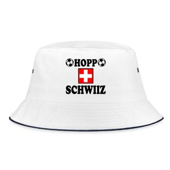 Hopp schwiiz - Bob - blanc/marine - Devant