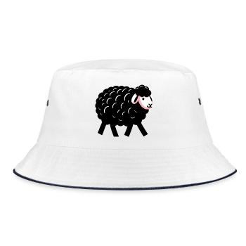 Black Sheep - Bucket Hat - white/navy - Front