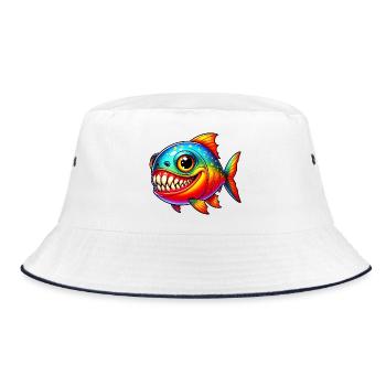 Piranha - Bob - blanc/marine - Devant