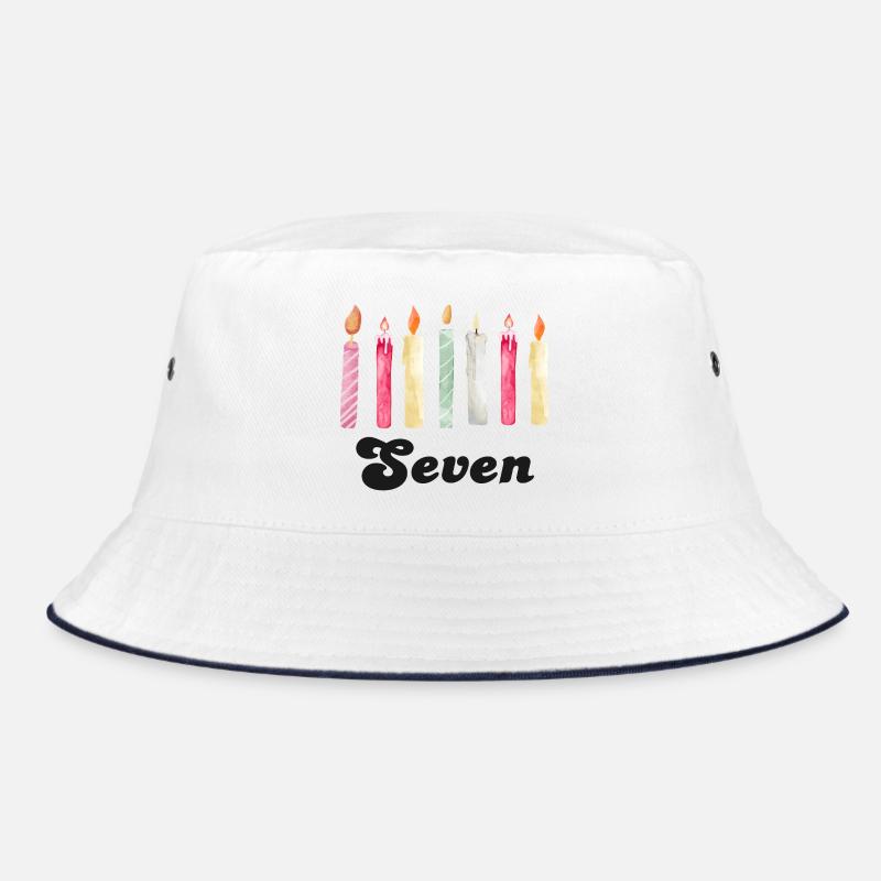 Kerze zum 7. Jahrestag Bucket Hat