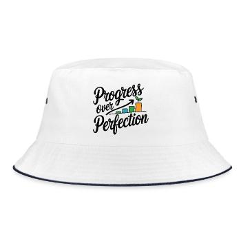 Progression au-dessus de la perfection Courbe de croissance - Bob - blanc/marine - Devant