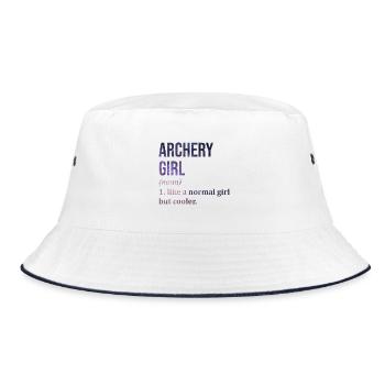 Archery Archery Archery - Bucket Hat - white/navy - Front