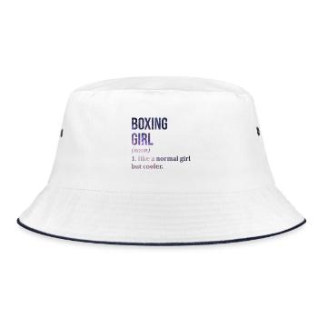 Boxing Boxing Boxing - Bucket Hat - white/navy - Front