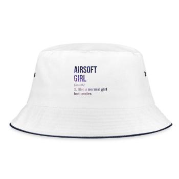 Airsoft Airsoft Airsoft - Bucket Hat - white/navy - Front