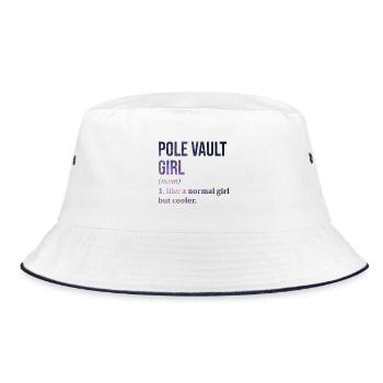 Pole Vault Pole Vault Pole Vault - Bucket Hat - white/navy - Front