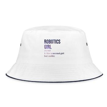 Robotics Robotics Robotics - Bucket Hat - white/navy - Front
