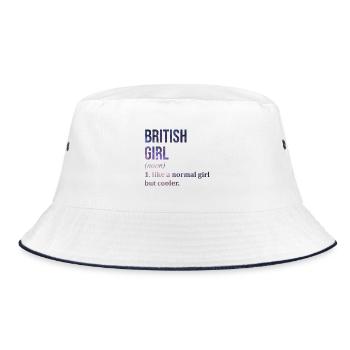 Great Britain Great Britain Great Britain - Bucket Hat - white/navy - Front