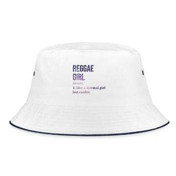Reggae Reggae Reggae - Bob - blanc/marine - Devant
