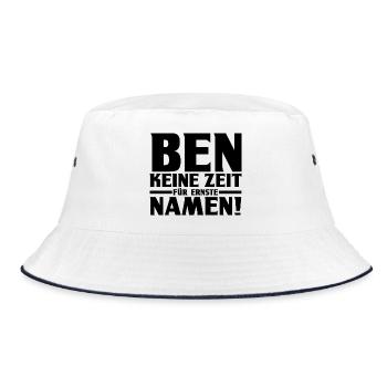 Prénom Ben - Bob - blanc/marine - Devant